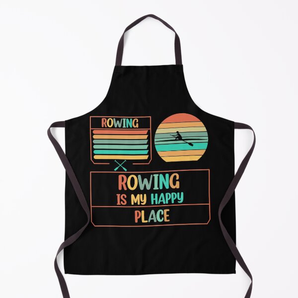 Item preview, Rowing Is My Happy Place, Pontooning Art Boating Row Boat  designed and sold by Rami Khalifah.
