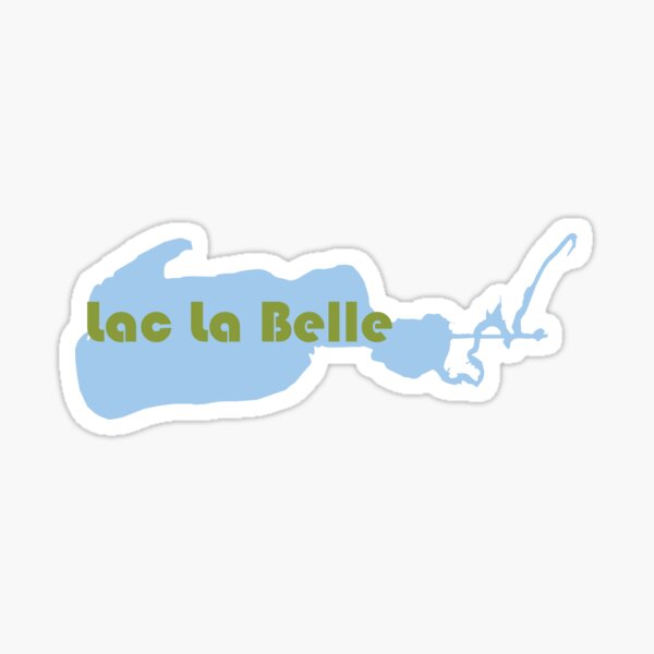 "Lac La Belle, Michigan, Upper Peninsula " Sticker for Sale by Awake88