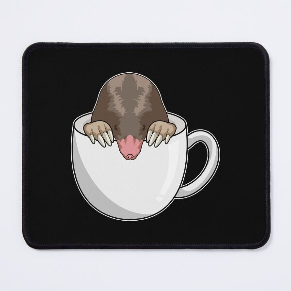 Item preview, Mole with Cup of Coffee designed and sold by Snabdesign84.