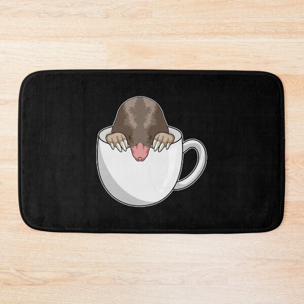 Item preview, Mole with Cup of Coffee designed and sold by Snabdesign84.