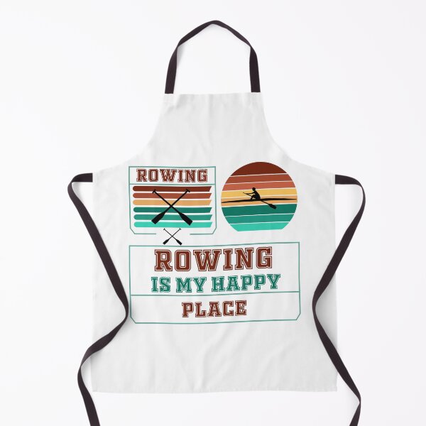 Item preview, Rowing Is My Happy Place, Pontooning Art Boating Row Boat designed and sold by Rami Khalifah.