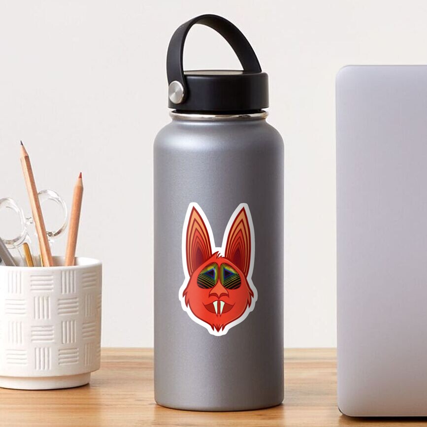 Red Hypno Bat Sticker