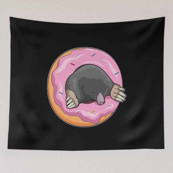 Item preview, Mole with Donut designed and sold by Snabdesign84.