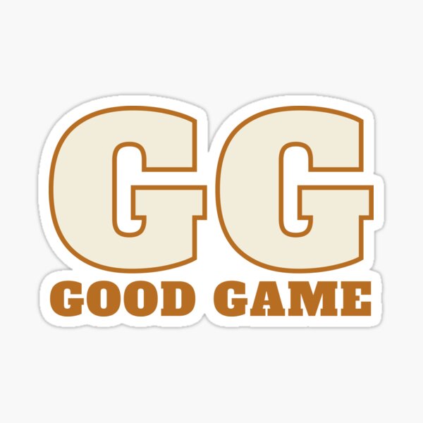 GGWP - Good Game Well Played - Red Box Logo Sticker for Sale by  ClicheGamer