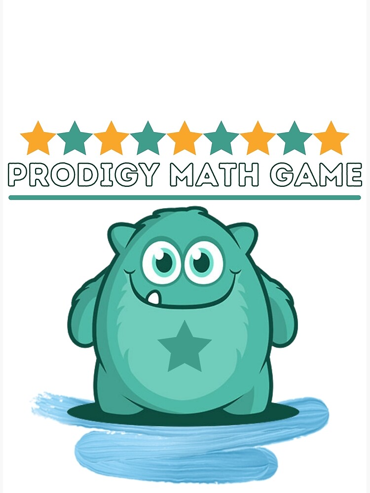 Disover prodigy math game Premium Matte Vertical Poster