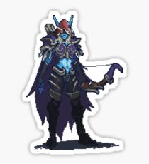 Pixel Sylvanas Windrunner Sticker