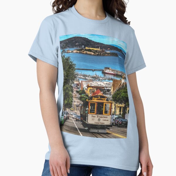 Item preview, San Francisco, California - Iconic Cable Car and Alcatraz Island  designed and sold by leemcnut.