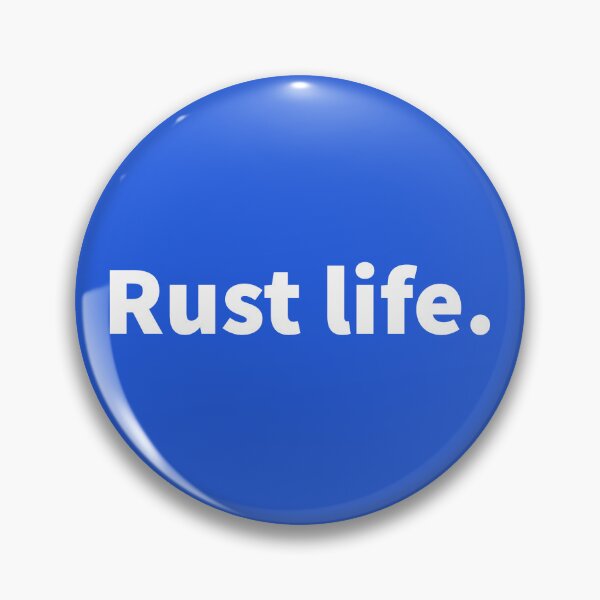 Item preview, Witty nautical, sarcastic beach, funny ocean design on a T-shirt, sticker, and poster with a bold white text design - Rust life.  designed and sold by PlainCrankyT.