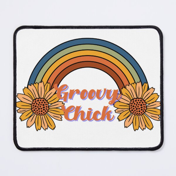Cute Colorful Rainbow and Pastel Gnome Sublimation Mouse Pads 