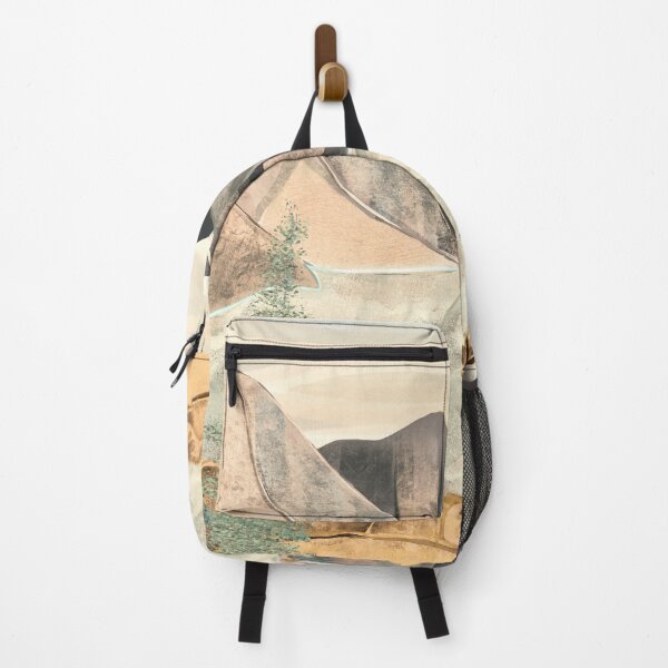 Item preview, Mountain lake- sun bleached, pale yellows, greys designed and sold by Inktown.