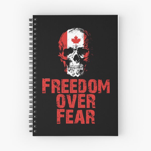 Item preview, Freedom over fear - Canada - Courageous skull designed and sold by Markotropoya22.