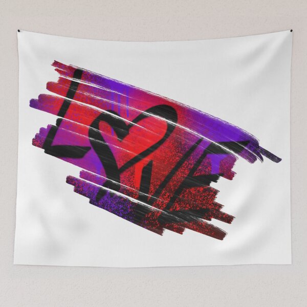 Item preview, Love Revealed Urban Graffiti Drippy Spray Paint  designed and sold by that5280lady.