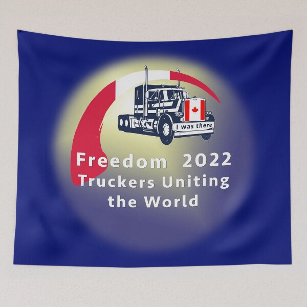 Item preview, Freedom 2022 Truckers Uniting the World designed and sold by crimsonbamboo.