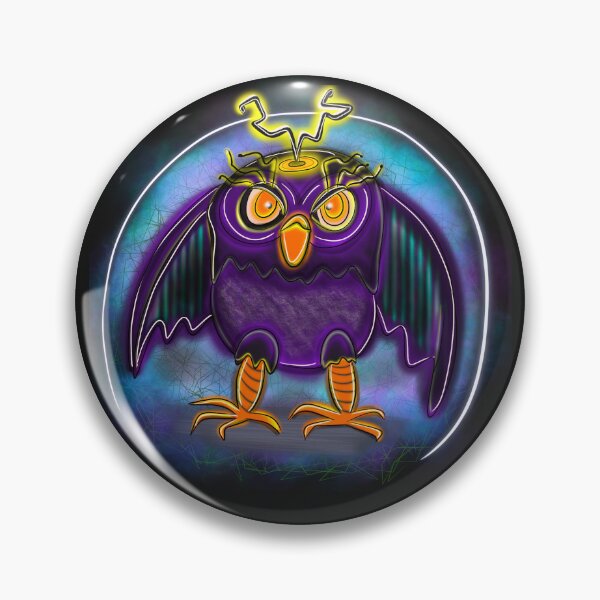 Item preview, Electric Anxiety Owl designed and sold by BubblegumGothic.