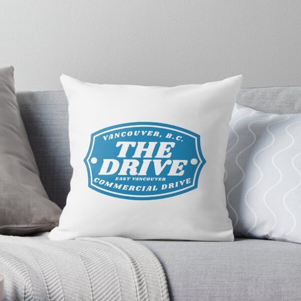 Commercial Drive Throw Pillow