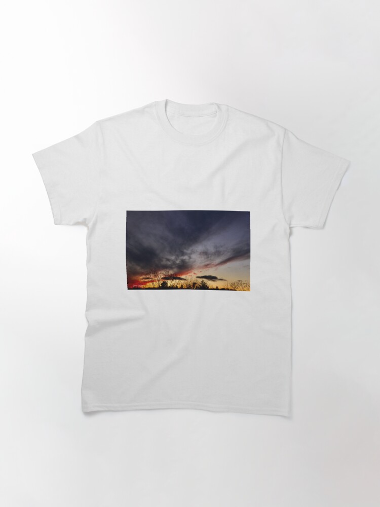 Alternate view of Multicolor evening  Sky  Classic T-Shirt