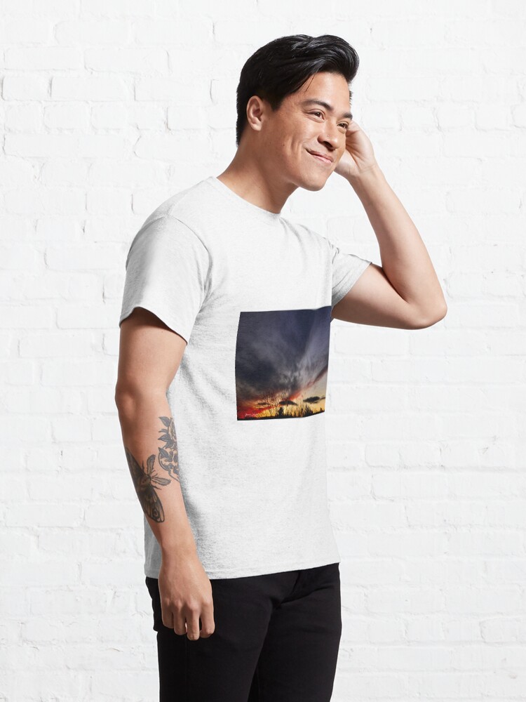 Alternate view of Multicolor evening Sky Classic T-Shirt