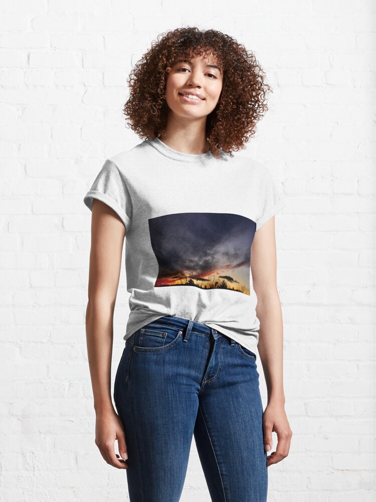 Alternate view of Multicolor evening Sky Classic T-Shirt