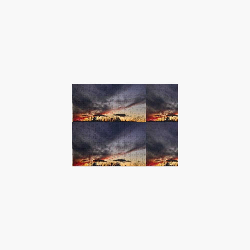 Multicolor evening Sky Jigsaw Puzzle