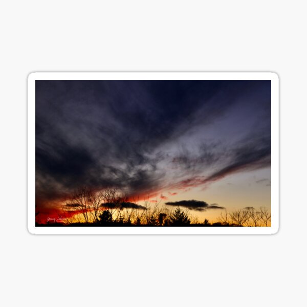 Multicolor evening Sky Sticker