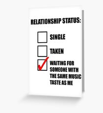 Funny Music Design Greeting Card