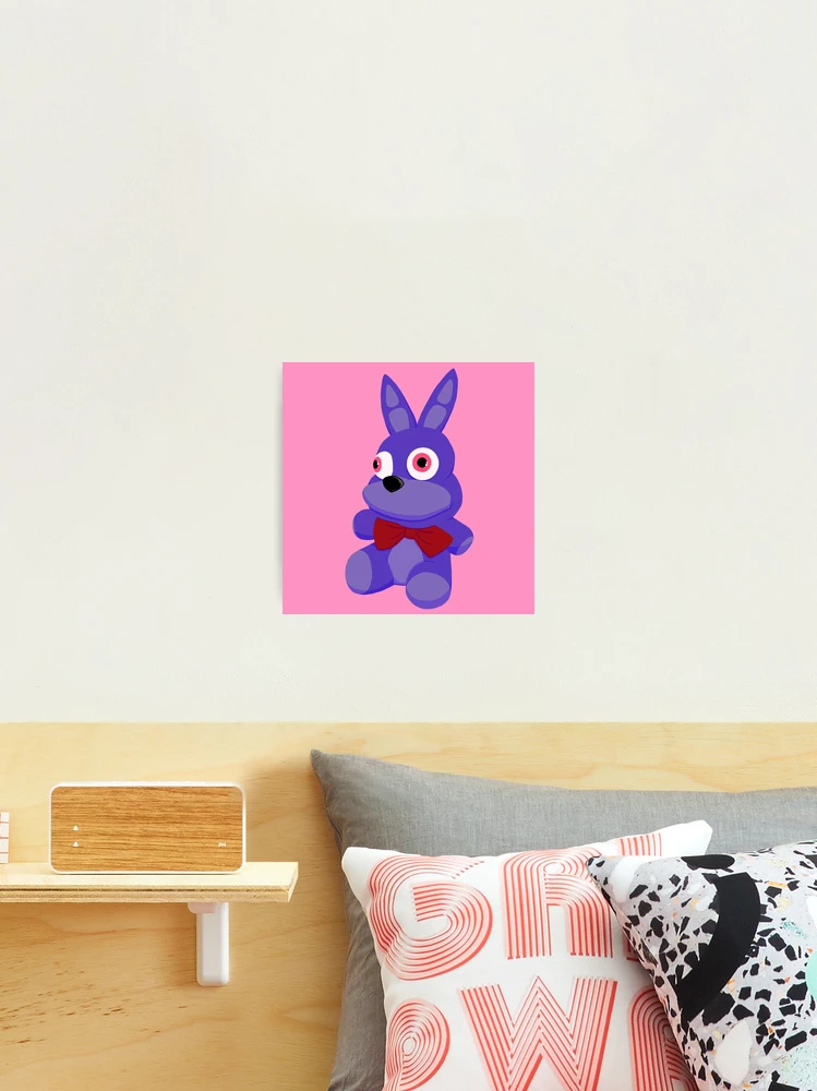 FNAF Bonnie Plushie Art Board Print for Sale by NasheedsCorner