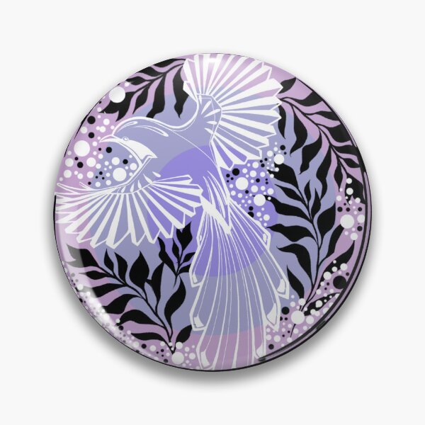 Item preview, Purple bird in cirle designed and sold by Rizki12-.