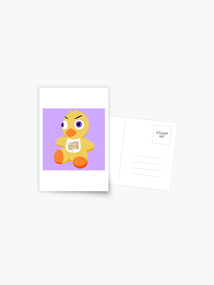 FNAF Chica Plushie Greeting Card for Sale by NasheedsCorner