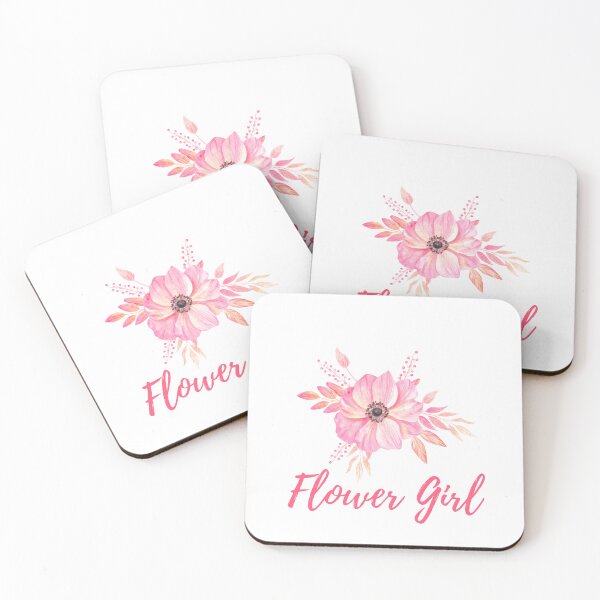Item preview, Pink Floral Flower Girl Design designed and sold by indepthdesigns.
