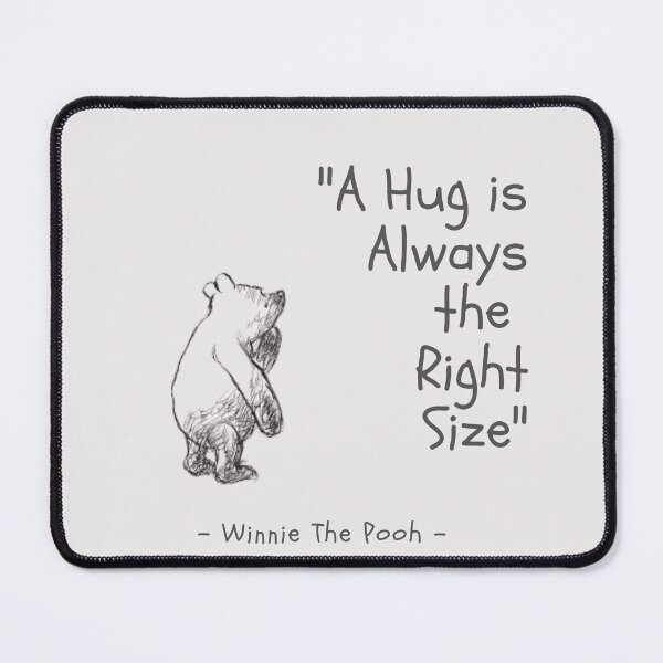 Item preview, A Hug is Always the Right Size Quote designed and sold by debjaynedesign.