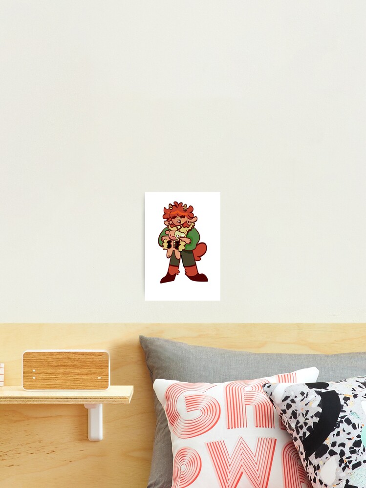 Tubbo sticker with Michael | Dream Smp Fanart | Art Board Print