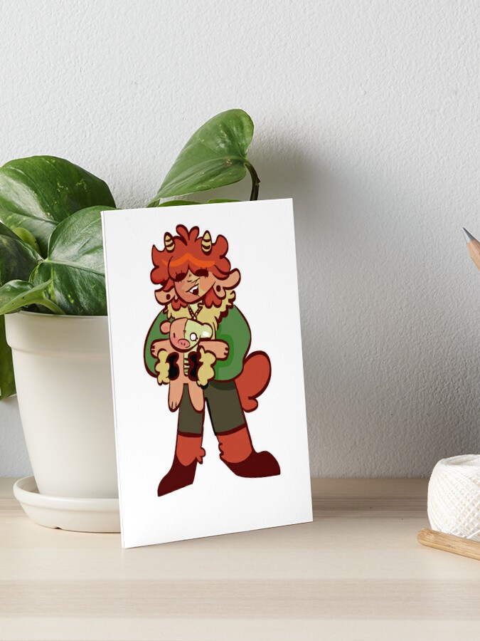 Tubbo sticker with Michael | Dream Smp Fanart | Art Board Print