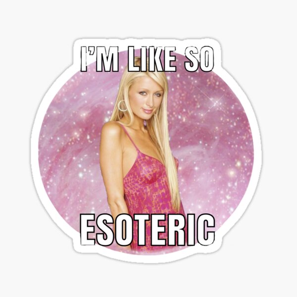 Aperçu de l'œuvre Paris Hilton ésotérique créée et vendue par Molmies.