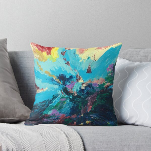 Item preview, Flash, Color Burst, Abstract Landscape Painting by Courtney Hatcher designed and sold by cghatcherart.