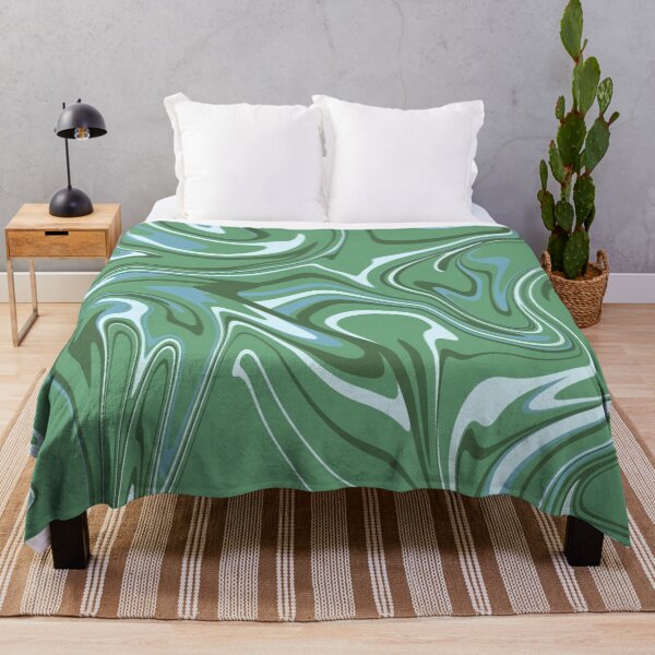 Item preview, Green Forest Trees Paint Spill  designed and sold by SwirlSeas.