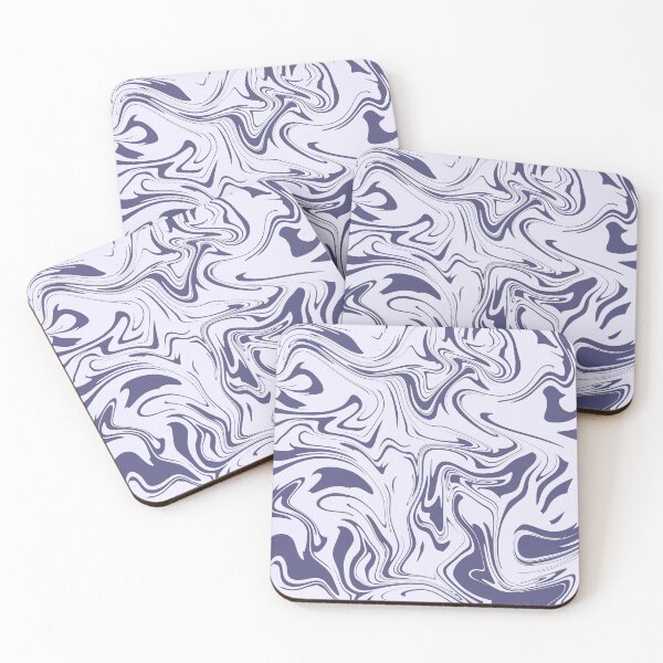 Item preview, Dark Blue Ocean Waves Paint Spill designed and sold by SwirlSeas.