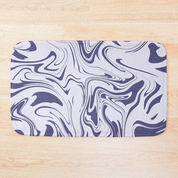 Item preview, Dark Blue Ocean Waves Paint Spill designed and sold by SwirlSeas.