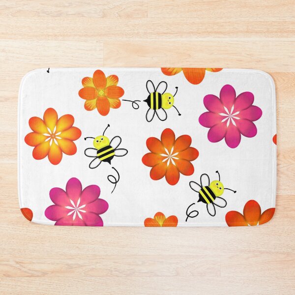 Item preview, Busy Bees and Flowers designed and sold by FlippinTurtles.