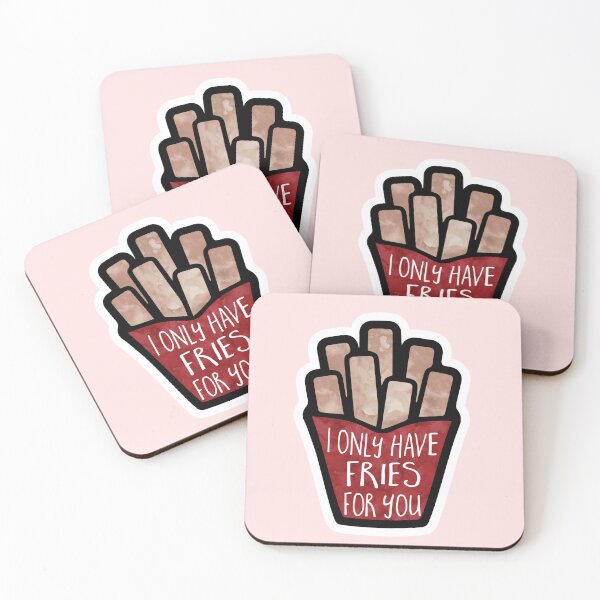 Item preview, Funny Valentines Pun - I only have fries for you designed and sold by hitechmom.