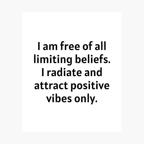 Item preview, Attract Positive Vibes Only designed and sold by Manifest-Life.