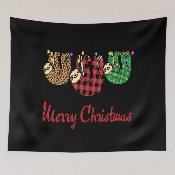 Item preview, Sloth Christmas designed and sold by tranhungtdu.