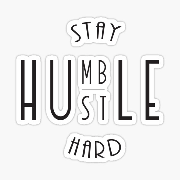 Get Stuff Done 5 inches Wide, White Chase Your Dreams Car Decal Goals Work Hard Sticker Salt City Graphics Hustle Decal Bumper Sticker