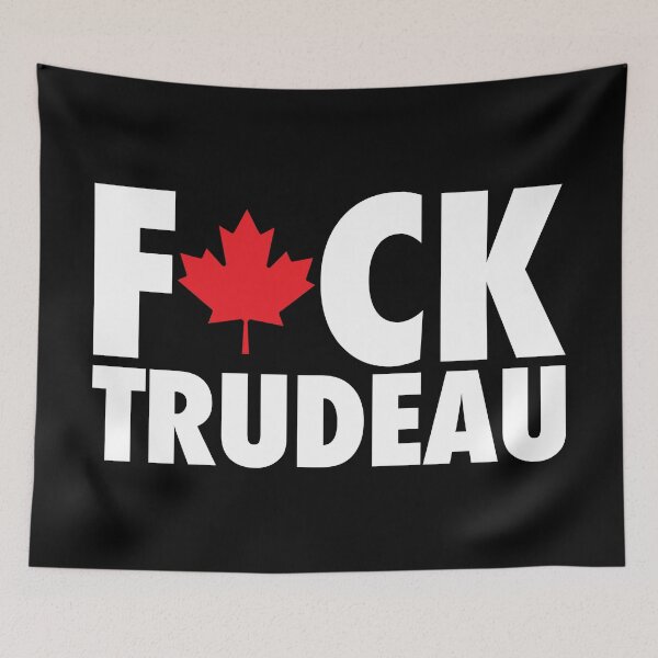 Item preview, Fuck Trudeau, Fuck Trudeau Flag, Freedom Convoy Canada, Truckers For Freedom, Truck You Trudeau, Freedom Rally, We the Fringe, Freedom Convoy 2022, Small Fringe Minority, Freedom over Fear designed and sold by pierrelaidesign.