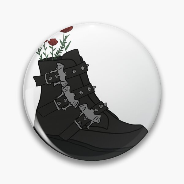 Artikelvorschau, Kampfstiefel mit Blumenmuster entworfen und verkauft von caitlinkb2.