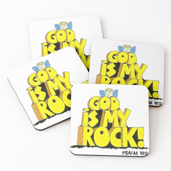 Item preview, GOD IS MY ROCK designed and sold by godswordinc.