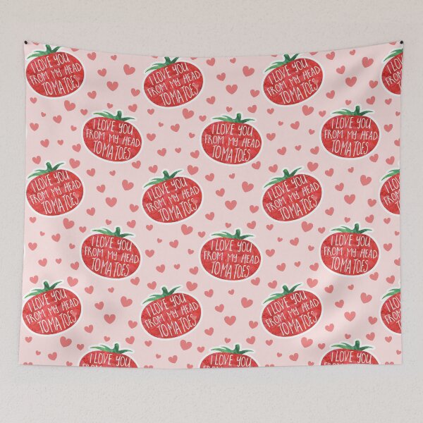Item preview, Funny Valentines Day pun - I love you from my head tomatoes designed and sold by hitechmom.