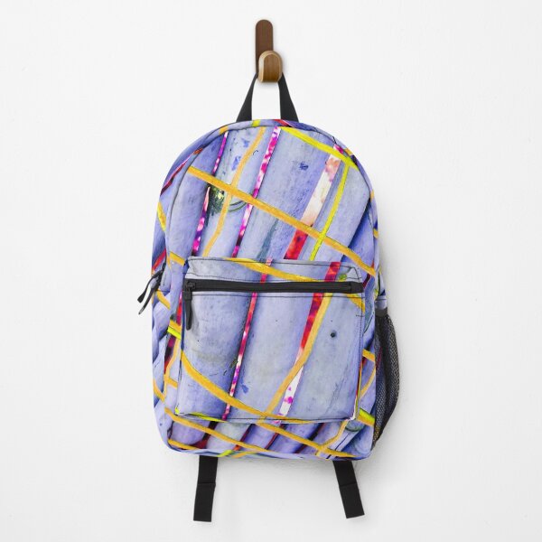 Item preview, Bamboo fance in Yellow & Purple by Iritof designed and sold by iritof.