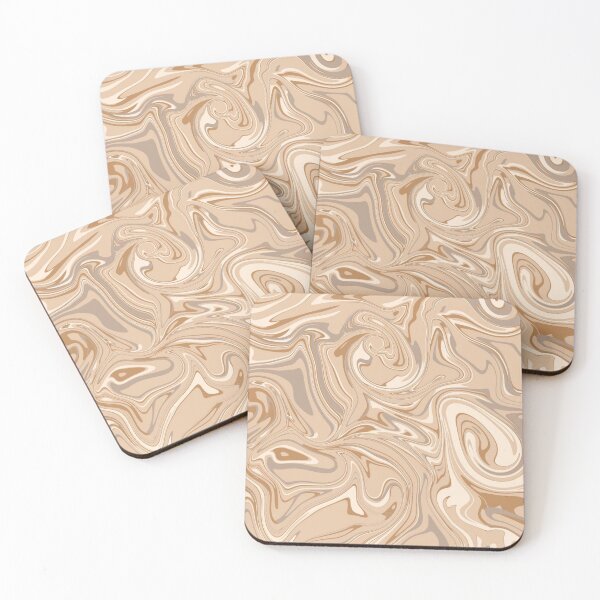 Item preview, Coffee Marble Paint Spill designed and sold by SwirlSeas.