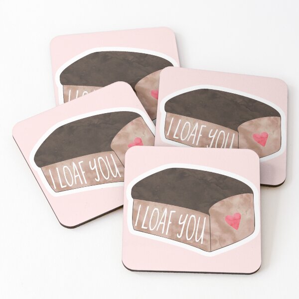 Item preview, Funny Valentines Day pun - I LOAF you designed and sold by hitechmom.