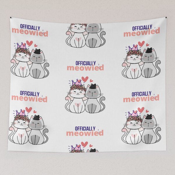Item preview, valentine meowy valentine,  meowentines day, im getting meowied, designed and sold by DareDreams.